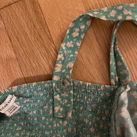 American Eagle Green Summer Tank Dress - Picture 3 of 3